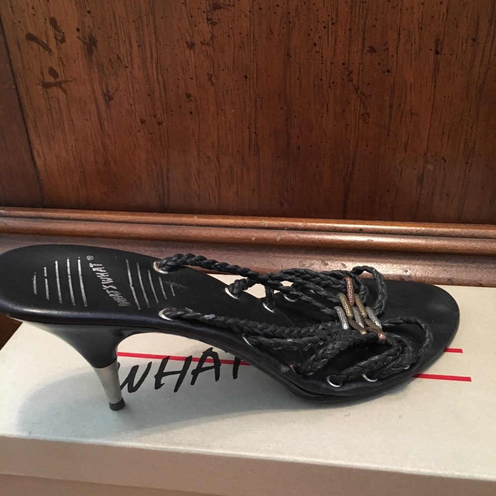 Given to nephews’ girl Kenneth Cole What’s What strappy sandals